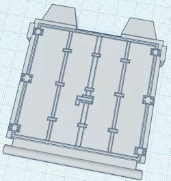 Transformers G1 Optimus Prime's Trailer Rear Door