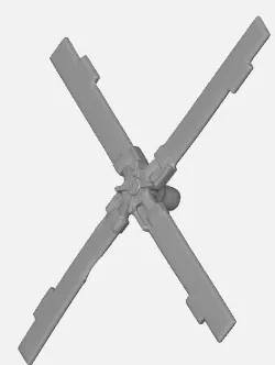Transformers Vortex Bruticus Ruination Helicopter blades