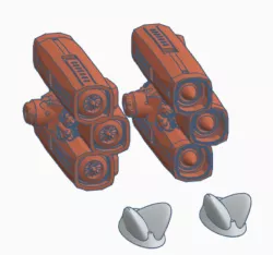 Triple Rotor Pod Engines For Martian Racing Federation (Gaslands)