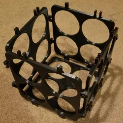 Vinyl Storage Rack Stackable