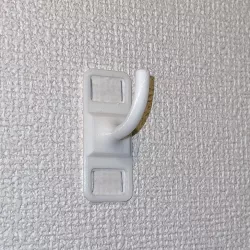 Wall long hook by stapler