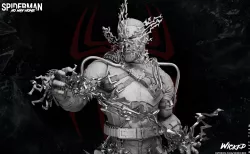 Wicked Marvel Electro Bust: Tested and ready for 3d printing