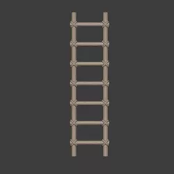 Wooden Ladder (28mm Scale)