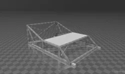 Wpl D12 Roll Cage 3d model
