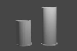 WW1, WW2, Shell Case for 28mm