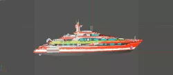 Yacht Model 3D