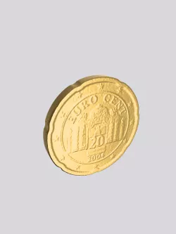 20 euro cent coin