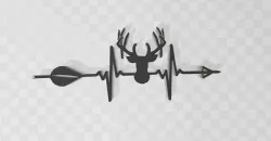 Arrow & Buck Heartbeat Logo