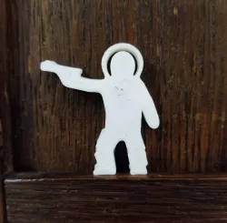 Astronaut Meeple With Pistol