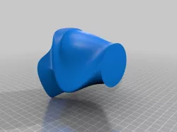 Asymmetrical vase V1