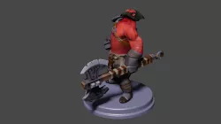 Axe from dota 2 Printable 3D model