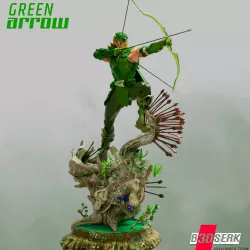 B3DSERK DC comics Green Arrow 3d Sculpture: STL tested & ready for printing