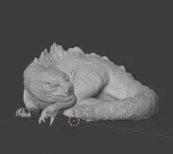 Baby Godzilla - Sleeping -