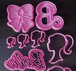 Barbie cookie cutters