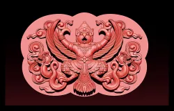 Bas Relief Garuda Bali 3D Model