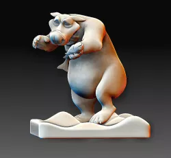 Bear and fish