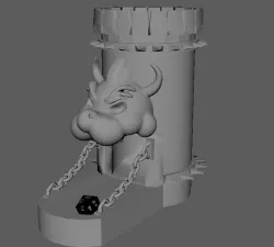 Bowser Castle Dice Tower