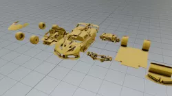 Bugatti bolide 3d printable