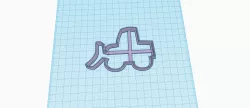 bull dozer dozer cookie cutter