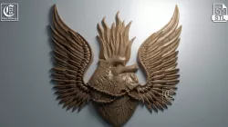 Burning Heart - 3D STL File For CNC and 3D Printer