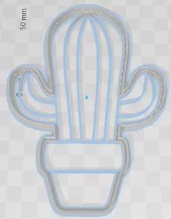 Cactus Cookie Cutter