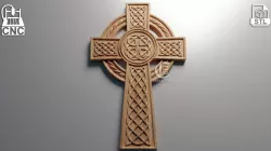 Celtic Cross - 3D STL Files For CNC and 3D Printer.