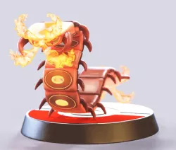 Centiskorch - FAN ART - POKÉMON FIGURINE -POKEMON