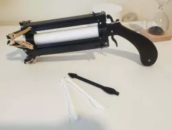 Cerberus: Semi-Auto Revolver Crossbow
