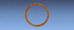 chain border 3d stl file