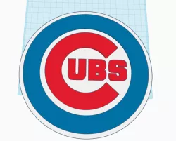Chicago Cubs Wall Art for Ender 3 and Cr-10 Sized Beds