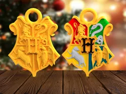 Christmas Hogwarts Crest Ornament
