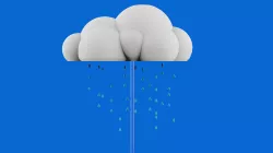 Cloud rain dropper for plants