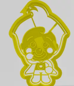 CLOWN PLIM PLIM CUT, STAMP