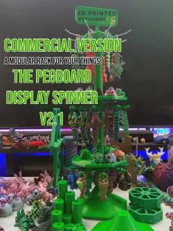 Commercial Version - The Pegboard Display Spinner: A Modular Rack For Your Things