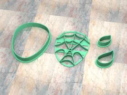 Cookie Stamp/Cutter. Cortante/Cutter cookie dough. Spider-Man Head