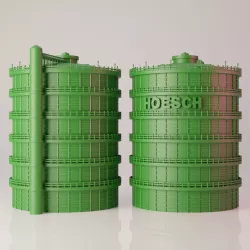 Cooling Water Tower Hoesch Phoenix West Industry Steel Ruhr Area
