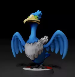 Cramorant - POKÉMON FIGURINE -FAN ART - POKÉMON UNITE