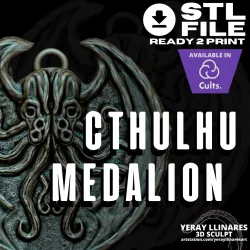 Cthulhu Priest Cultist Medallion