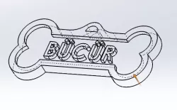 Customizable Dog Collar Label