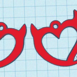 DEVIL EARRING - DEVIL GIRL EARRINGS