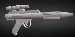 DH-17 blaster high details - import from sketchfab!