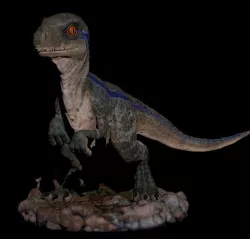 Dinosaur, Velociraptor baby Blue
