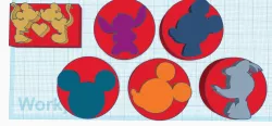Disney Stamps for Clay or Play-Doh