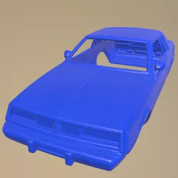 Dodge Challenger 1978 Printable Car Body