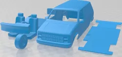 Dodge Mini Ram 1984 Printable Van