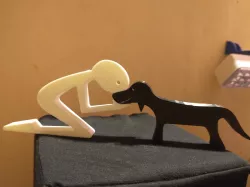 Dog and Man