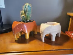 Elephant flower pot - Pot de fleur éléphant