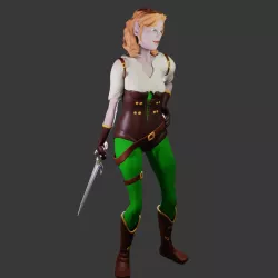 Elf Sword Guard Female