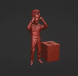 F1 SUIT 80', HELMET, GLOVES