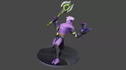 Faceless void from Dota2 Printable 3D model